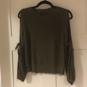 American eagle olive green sweater